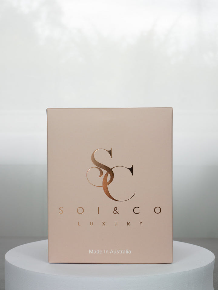 FROSTED CANDLE - VANILLA CARAMEL
